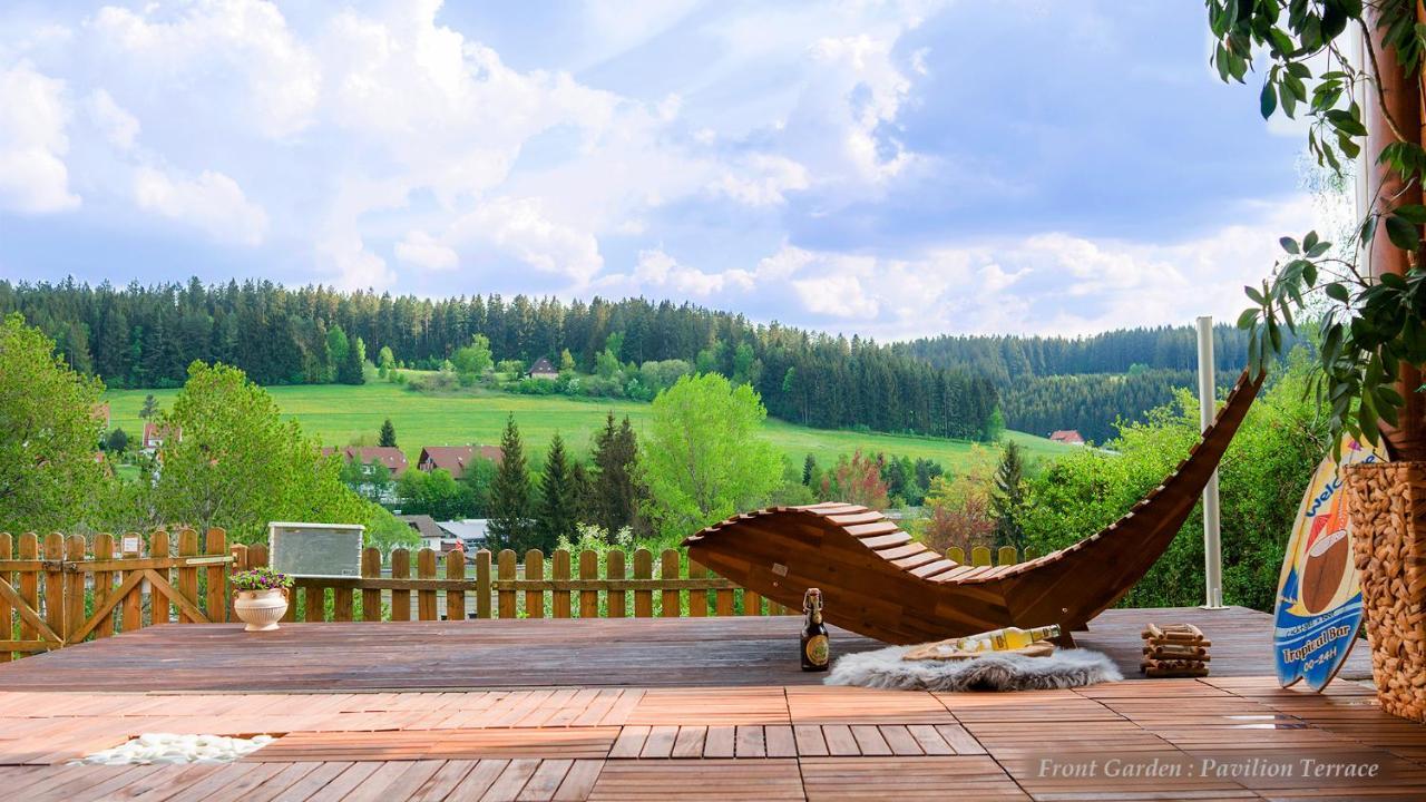 Entire House In Schwarzwald With Mountain View, Private Sauna, Gym, Garden And Terraces Unterkirnach Kültér fotó